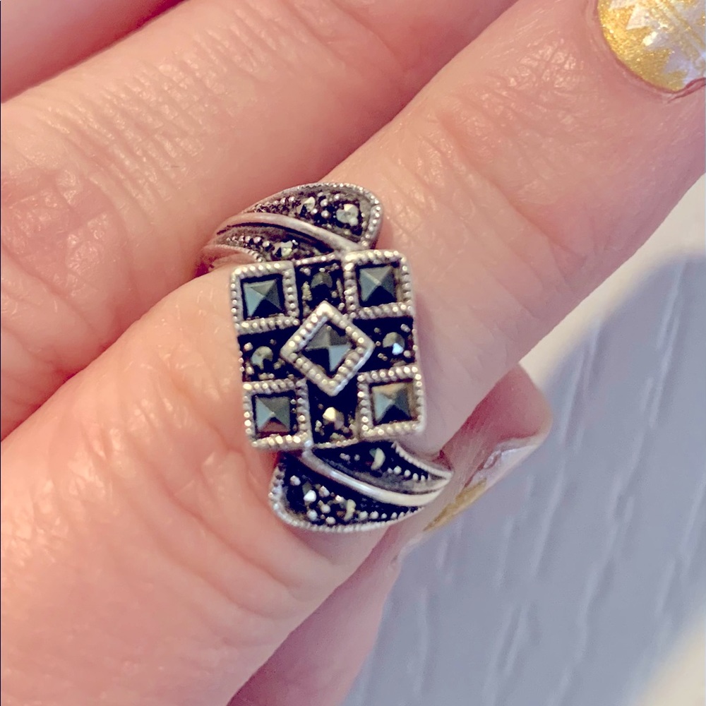 Sterling Silver Hematite ring
